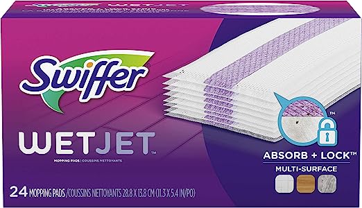 Swiffer WetJet Multi-purpose Hardwood Floor Cleaner Solution Refill, 1.25L  Packaging May Vary